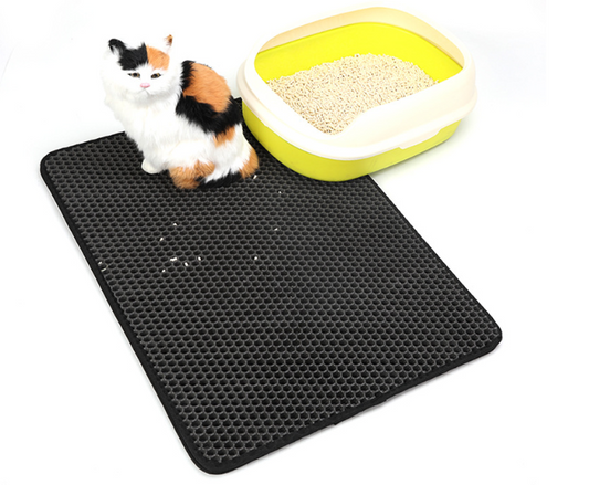 Waterproof EVA Double Layer Pet Cat Litter Box Mat