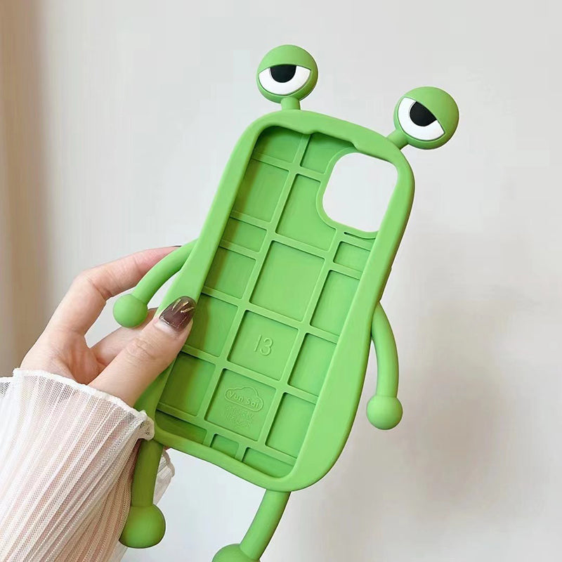Silicone 3D Frog Phone Case For IPhone