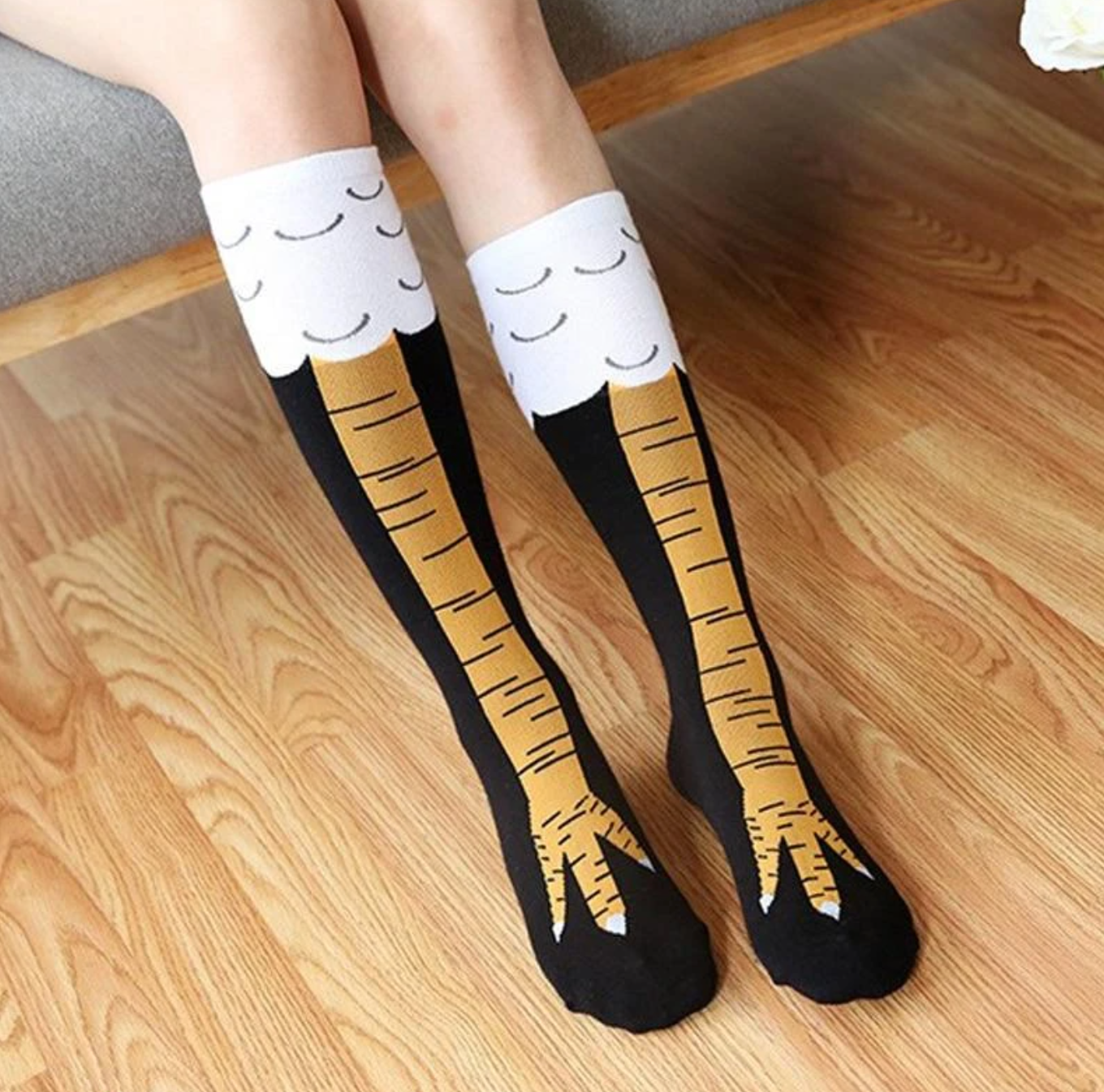 3D Chicken Leg Socks