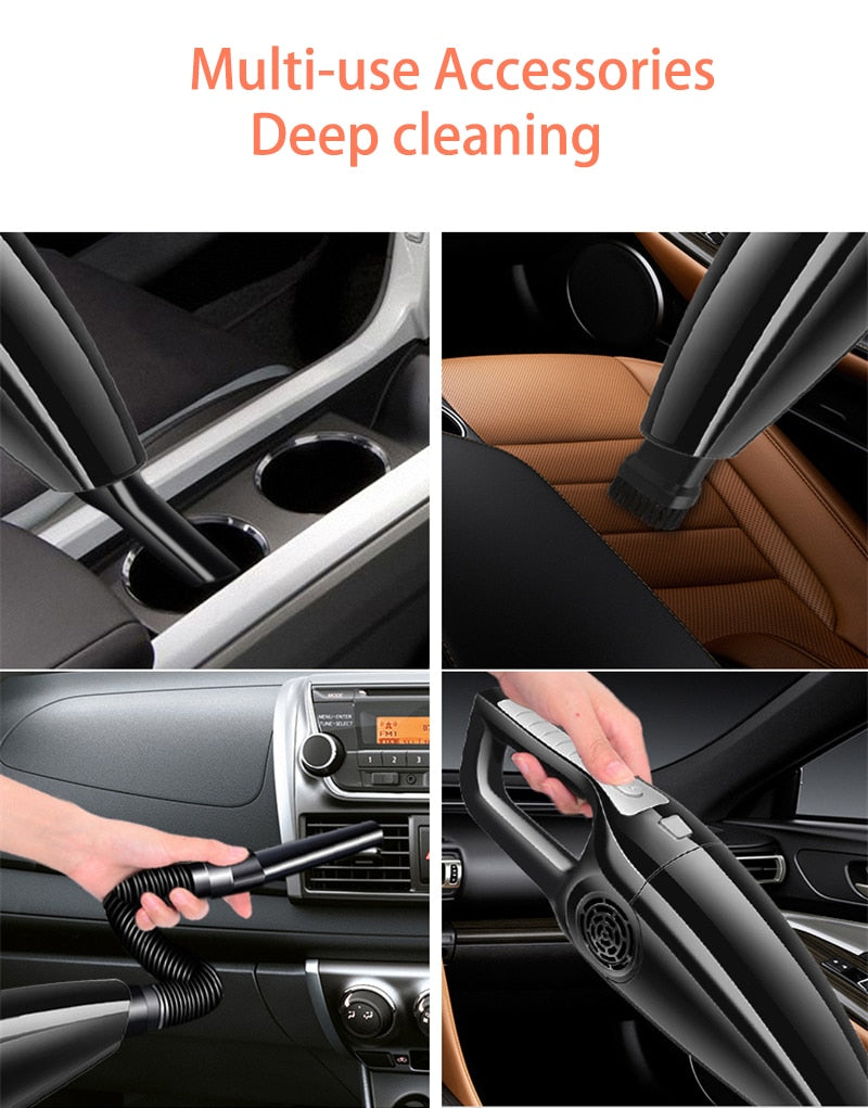 Portable Car Vacuum Cleaner High Suction For Car