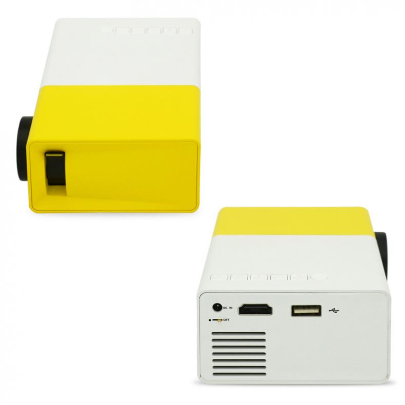 YG300 Pocket Projector Portable Mini LED HD 60 Inch
