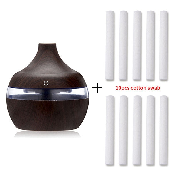 Electric Air Humidifier Home Essential Aroma Oil Diffuser