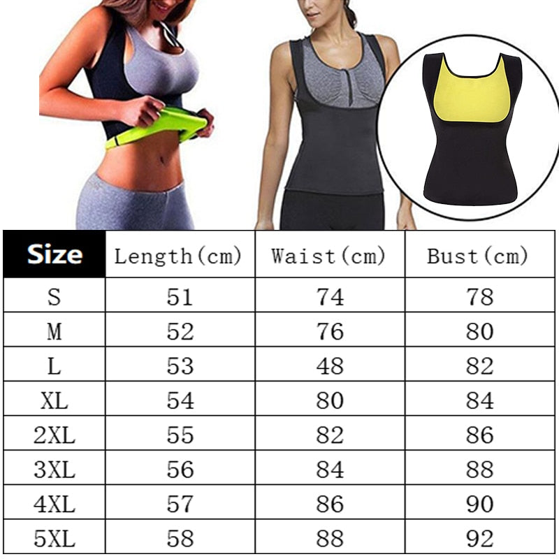 Sweat Tank Workout Shapewear for Women