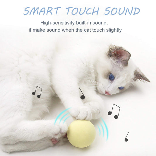 Cats Toy Interactive Ball with Smart Touch Sound