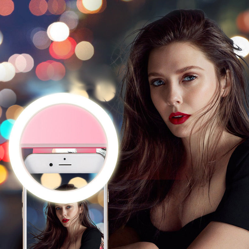LED Selfie Ring Light for Smartphones Videos
