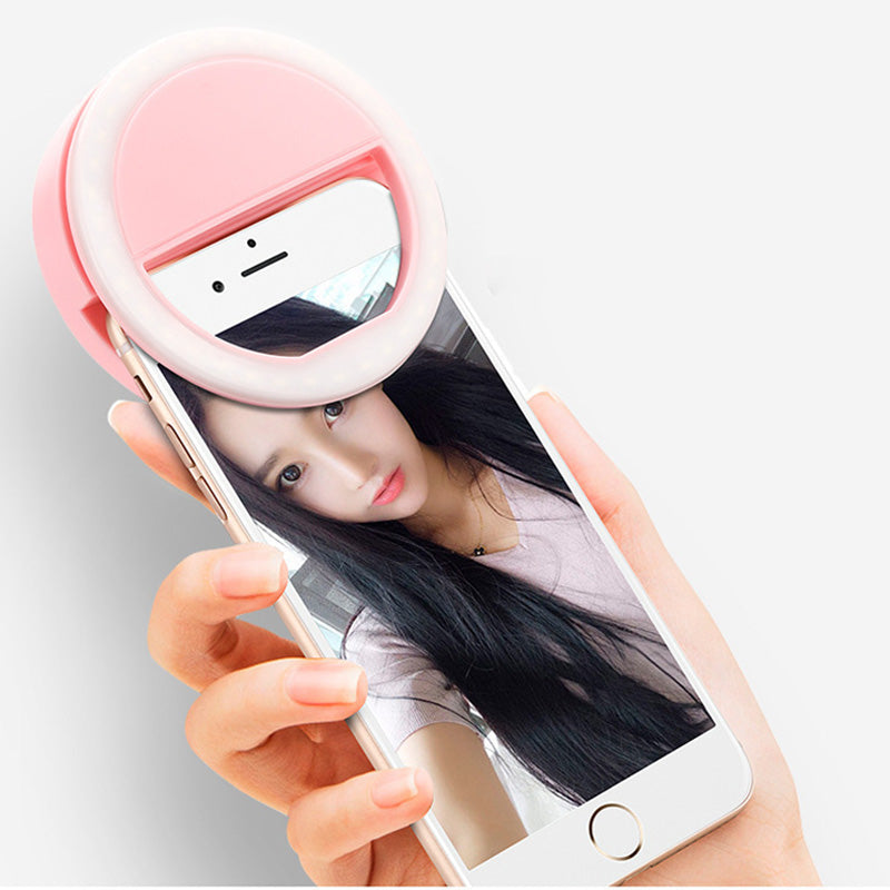 LED Selfie Ring Light for Smartphones Videos